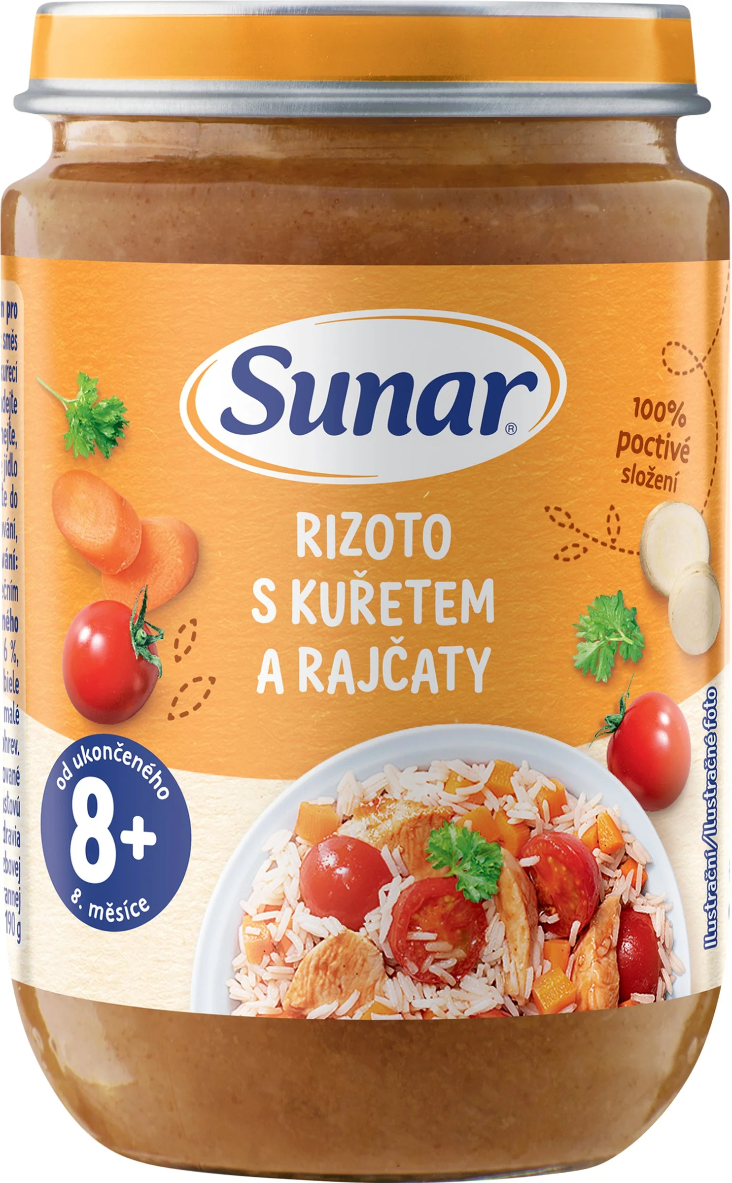 Sunar rizoto s kuraťom a paradajkami 190 g