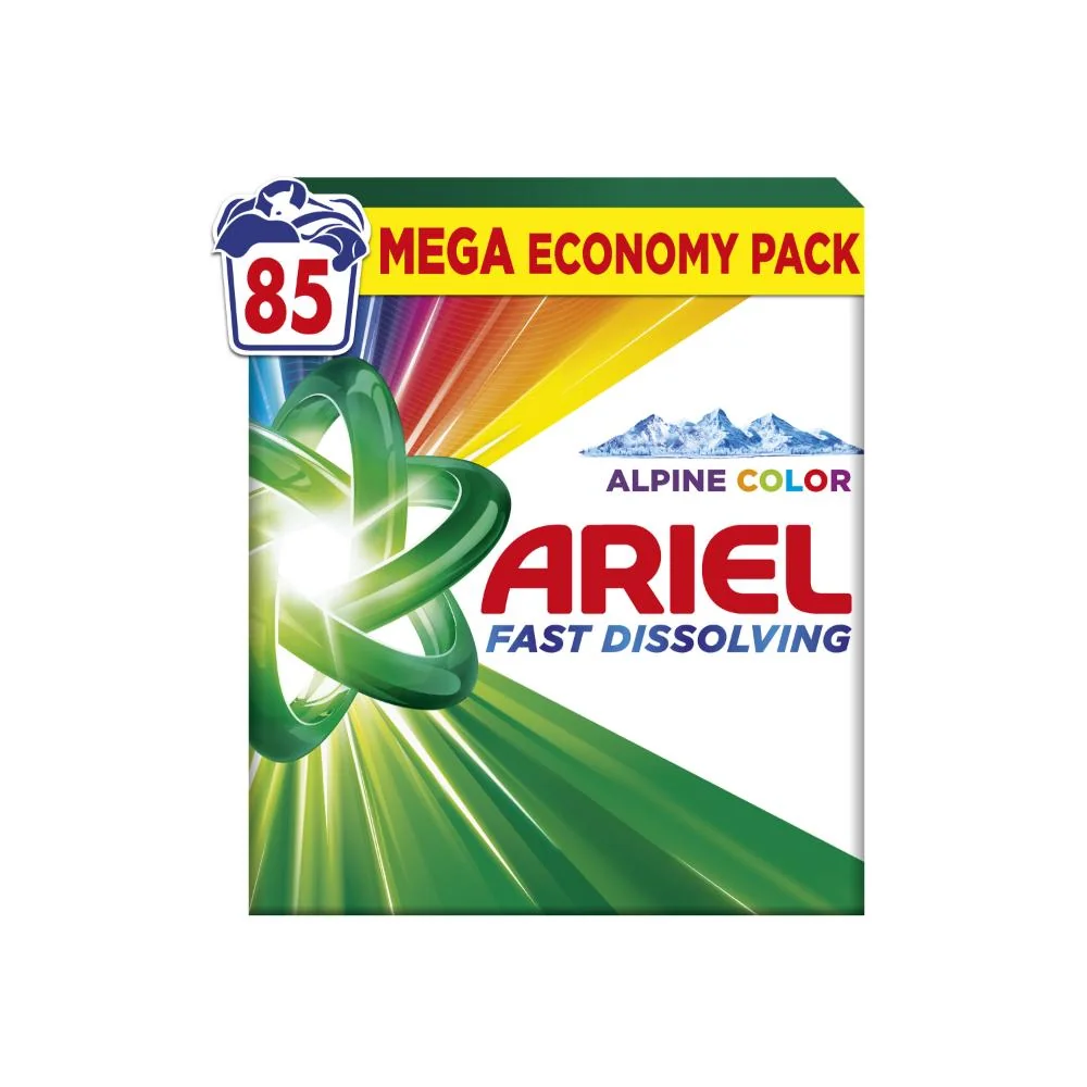 Ariel Alpine Color prací prášok, 85 praní 4675 g
