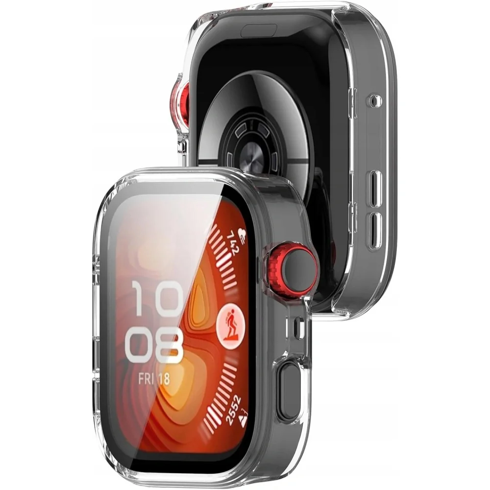 Tech-Protect Defense puzdro so sklom na Huawei Watch Fit 4 Pro, priesvitné itné
