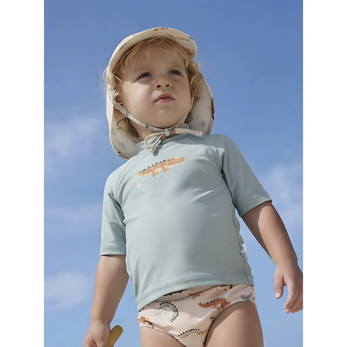Detské kúpacie tričko BIMBIDREAMS Caiman s UVP 50+ - Bimbidreams, 12-24m