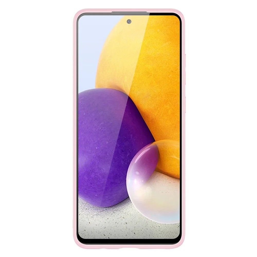 DUX DUCIS Yolo kožený kryt na Samsung Galaxy A72 4G, ružový