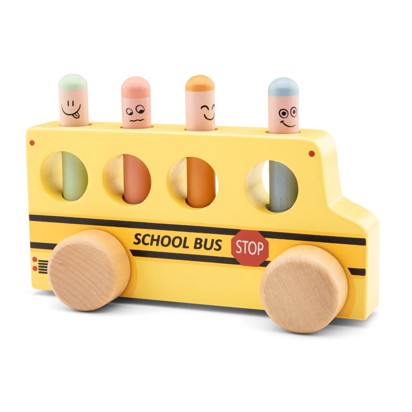 Pop-up - vyskakovacie kolíčky - školský autobus