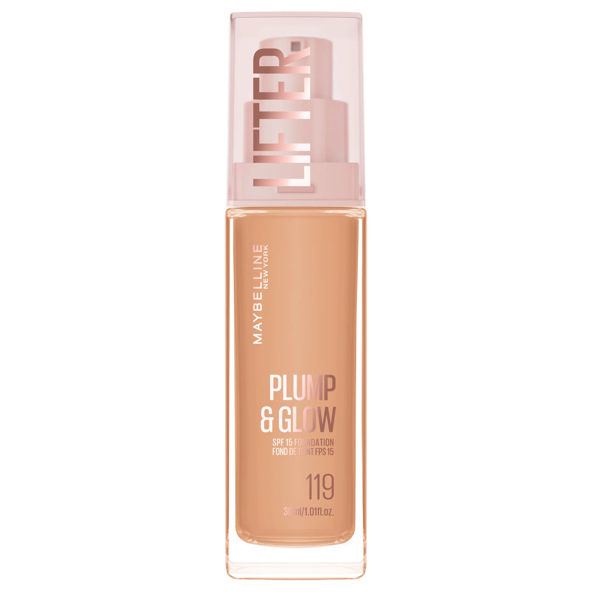 Maybelline New York Lifter Foundation 119, Rozjasňujúci make-up 30 ml