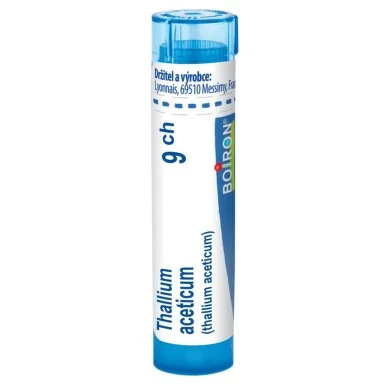 THALLIUM ACETICUM 2CH-30CH 4G GRA HOM 1×4 g, homeopatiká