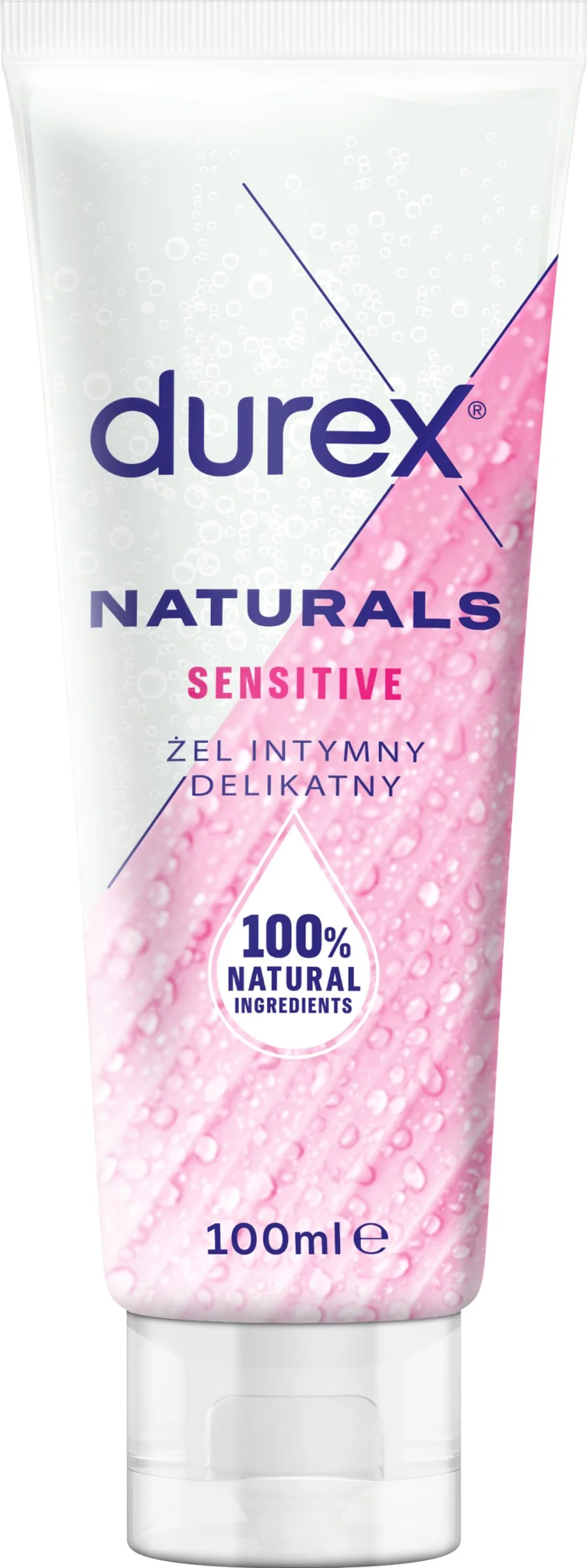 DUREX Naturals Sensitive Intímny lubrikačný gél 1×100 ml, lubrikačný gél