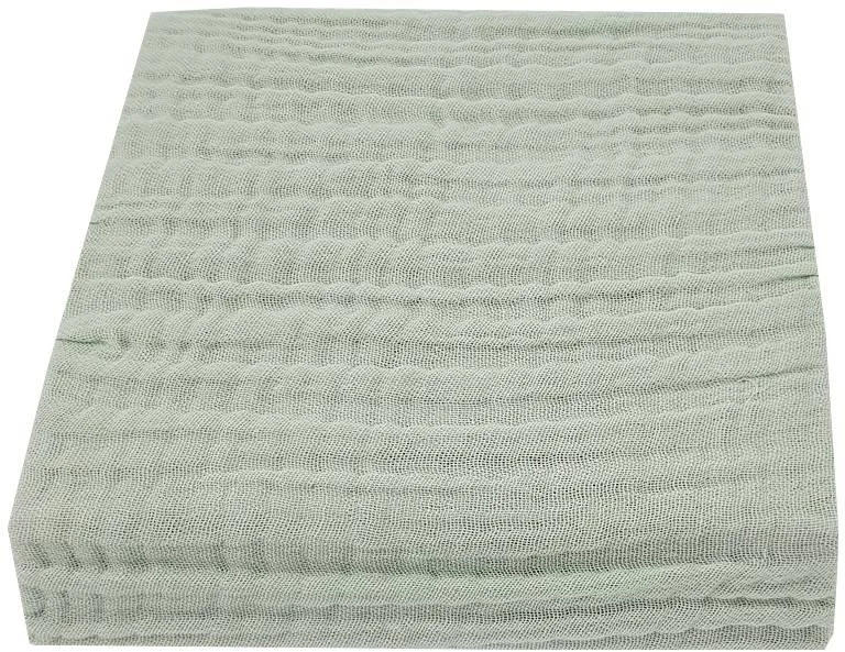 EKO Plachta mušelínová Mint 60x120 cm 1×1 ks, mušelínová plachta