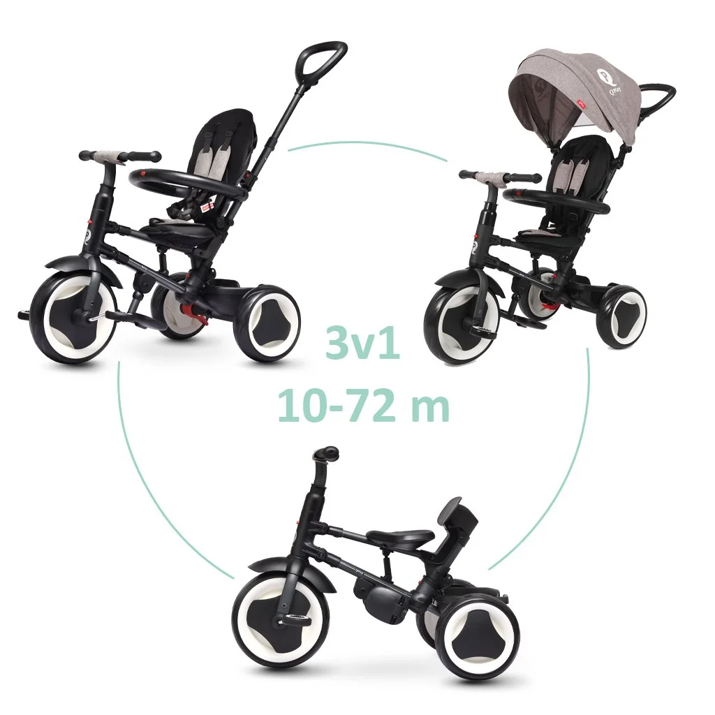 Trojkolka Rito eva Grey, vek 10-72 mesiacov