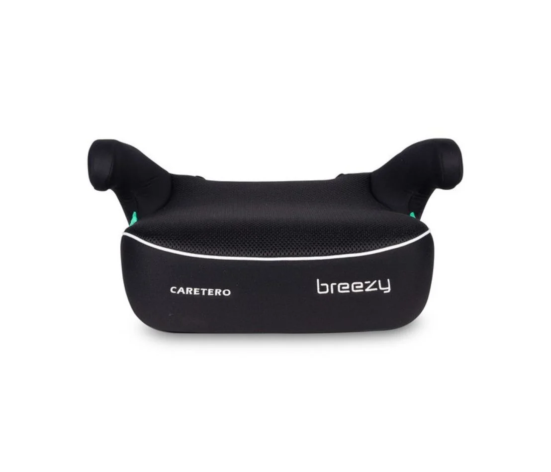 Detská autosedačka Breezy 2 v 1, 100–150 cm, čierna