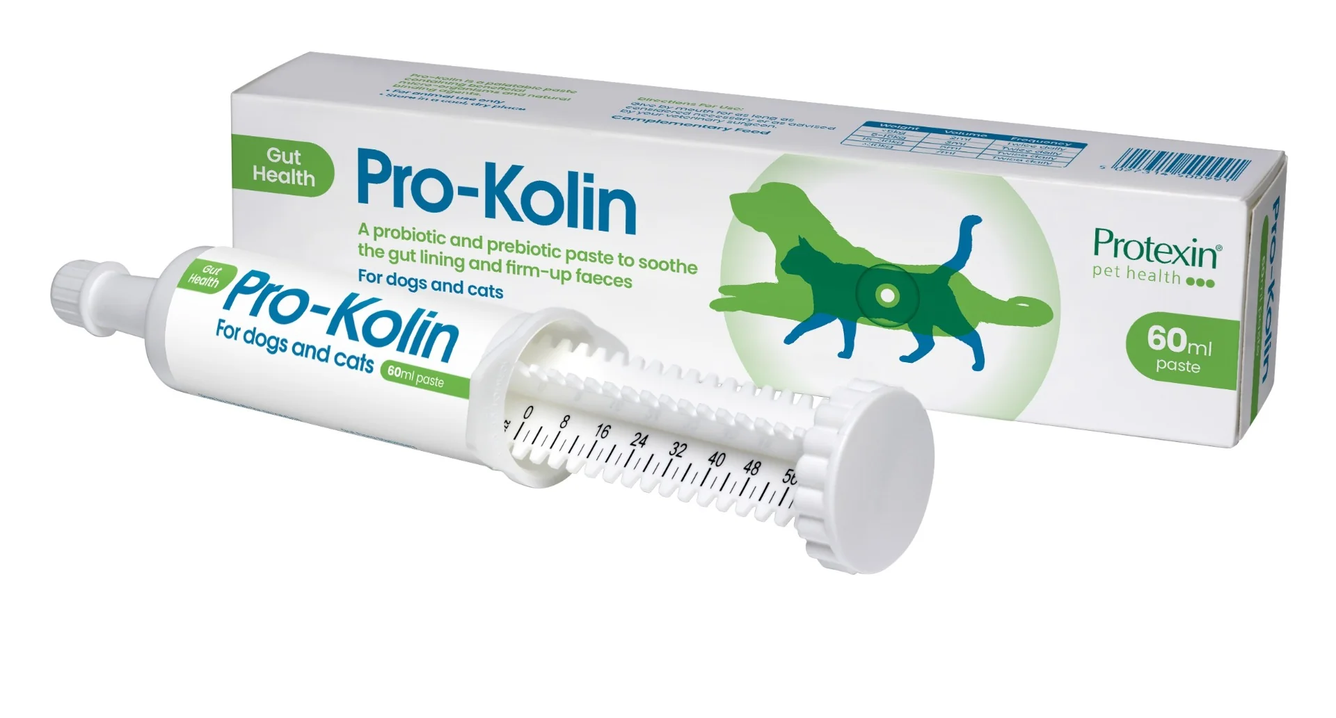 Protexin Pro-Kolin 60 ml 1×60 ml, výživový doplnok pre psy a mačky trpiace hnačkami