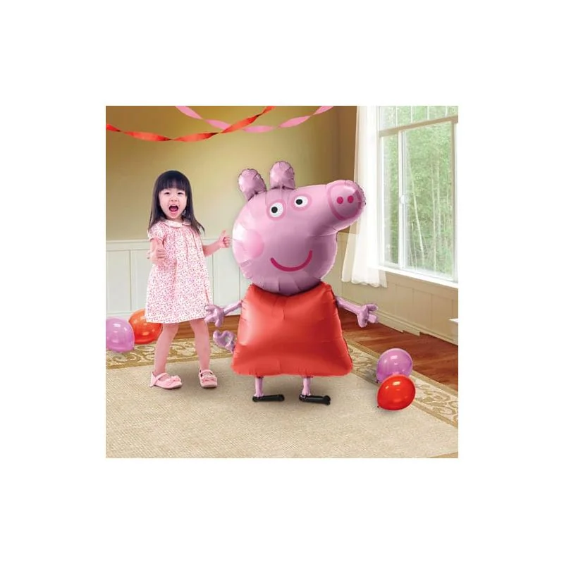 Amscan Airwalker balón Prasiatko Peppa 120cm