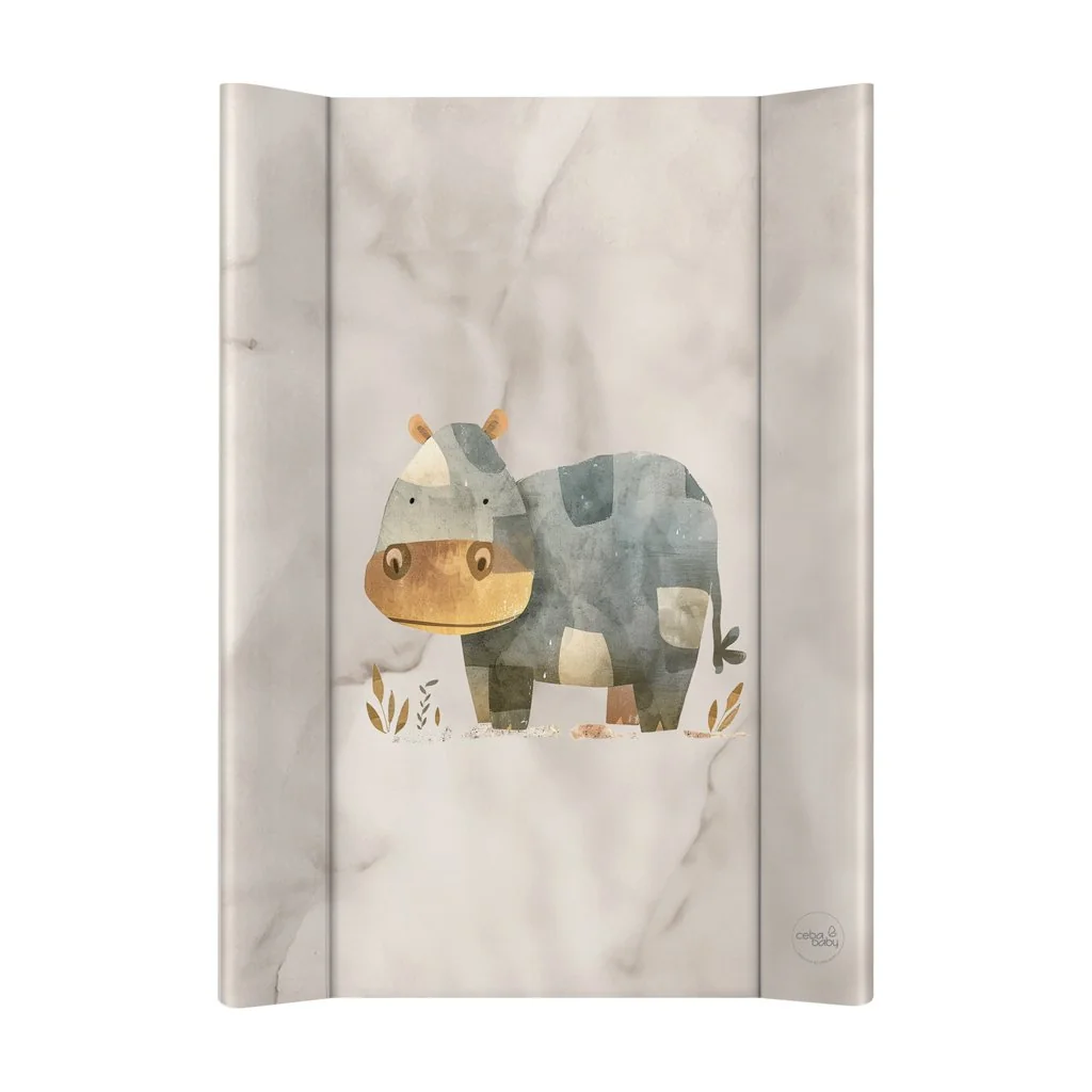 Podložka prebaľovacia 2-hranná mäkká (50x70) Basic Cosy Hippo