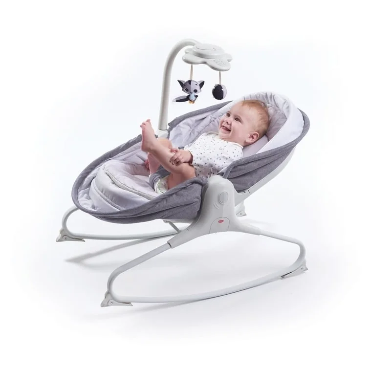 Tiny Love Rocker Napper Heather, Multifunkčná kolíska 3v1, 0m+, šedá