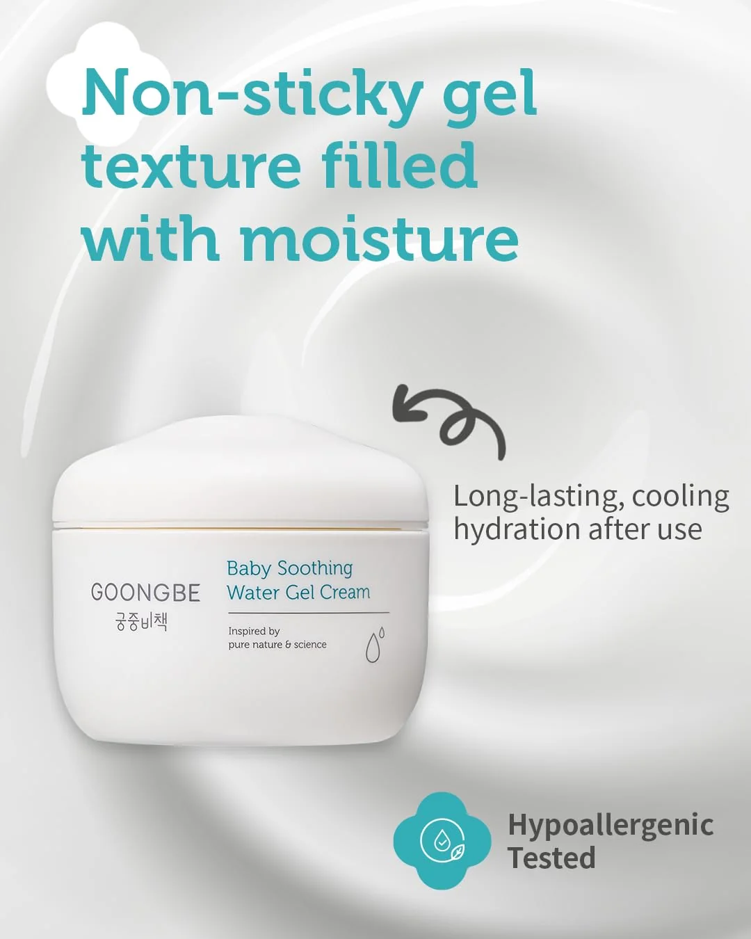 GOONGBE Baby Upokojujúci gélový krém 100 ml