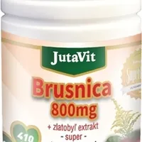 JutaVit Brusnica 800 mg + zlatobyľ extrakt - super