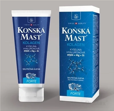 KONSKÁ MASŤ S KOLAGÉNOM FORTE 1×200 ml, chladivá konská masť