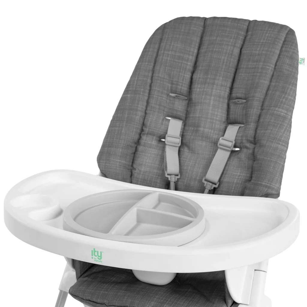 Stolička jedálenská skladacia Sun Valley™ Grey 6m+ do 15 kg