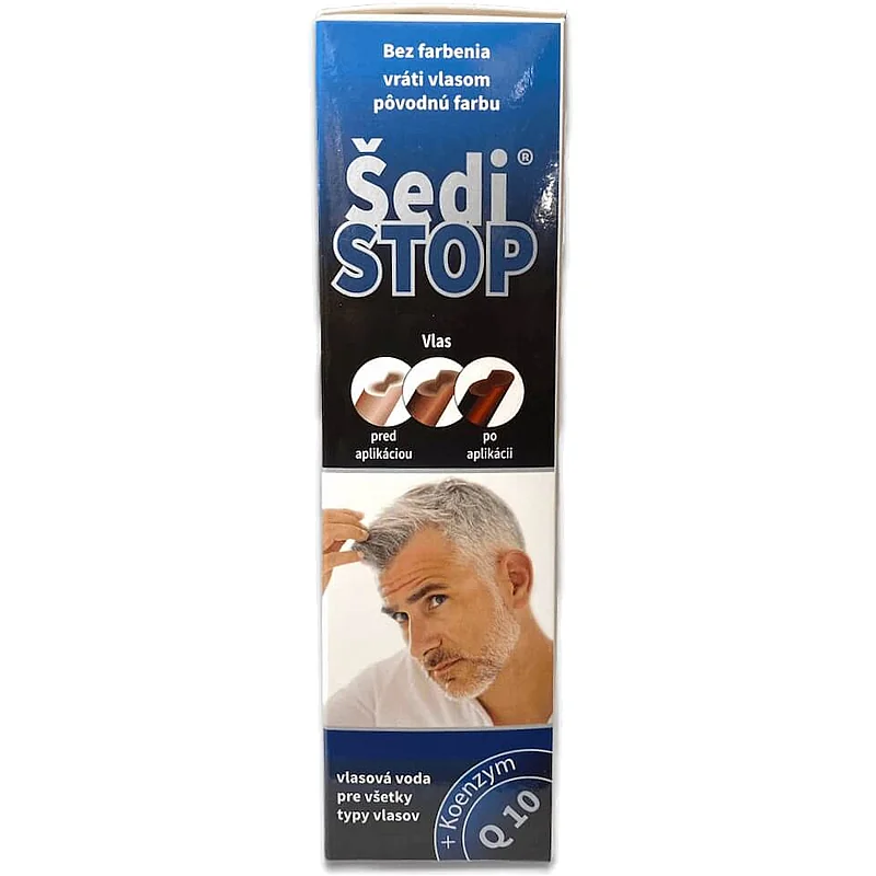 Vlasová voda v spreji na šedivé vlasy Šedistop Hair spray for gray hair 125ml 125ml