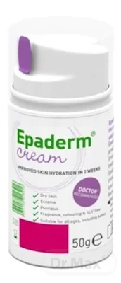Epaderm cream 1×50 g, krém na suchú pokožku