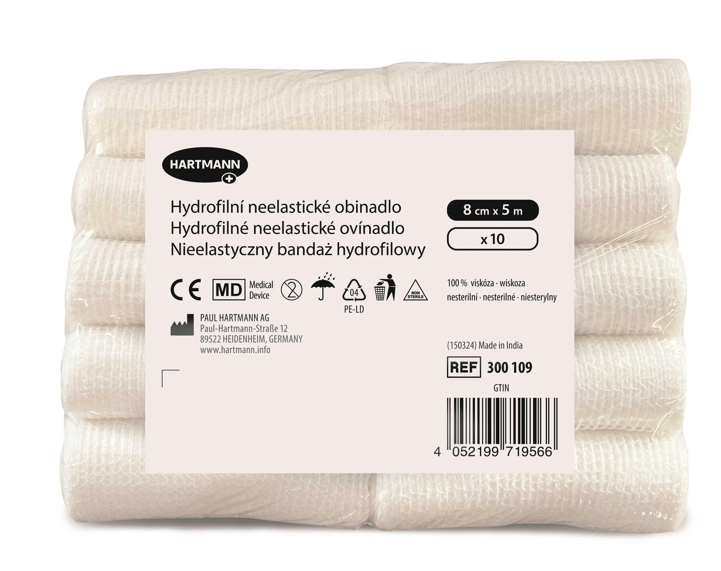 Ovínadlo hydrofilné nest. 8cmx5m P10 10 ks