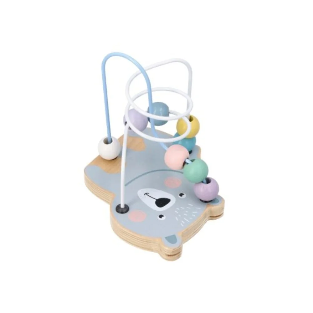 Adam Toys Edukačný labyrint Macko - modrý