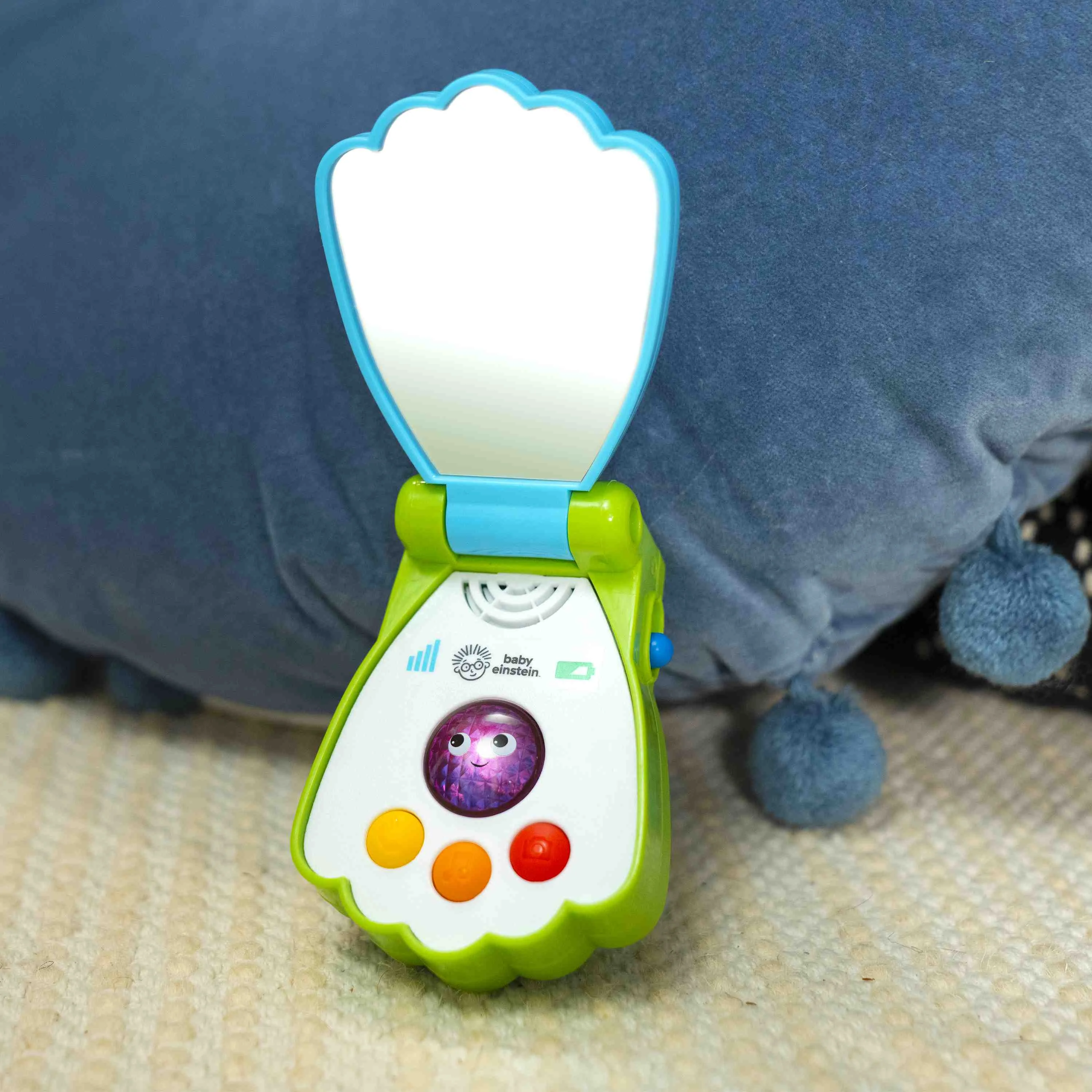 BABY EINSTEIN Hračka hudobná telefón Shell Phone™ 6m+ 1×1 ks, hračka pre deti