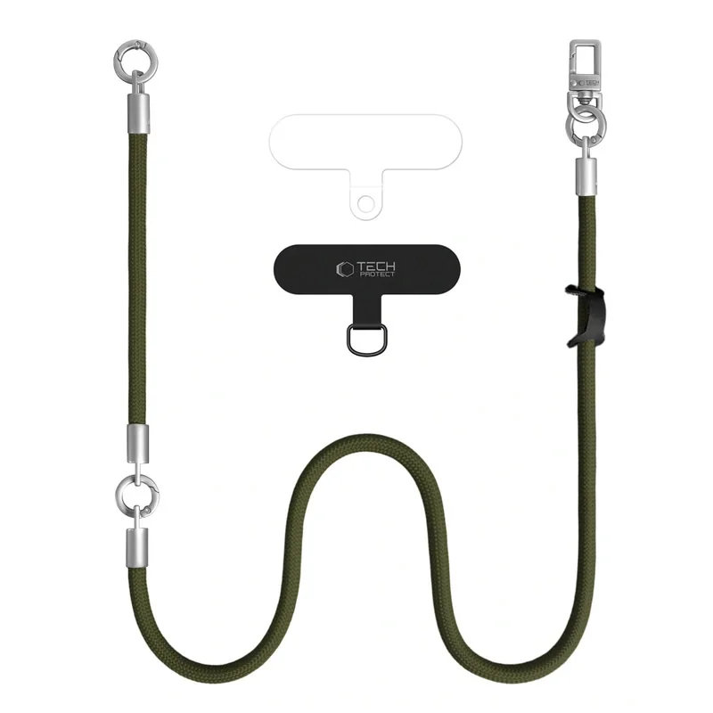 Tech-Protect C10S Crossbody Strap šnúrka na mobil, zelená