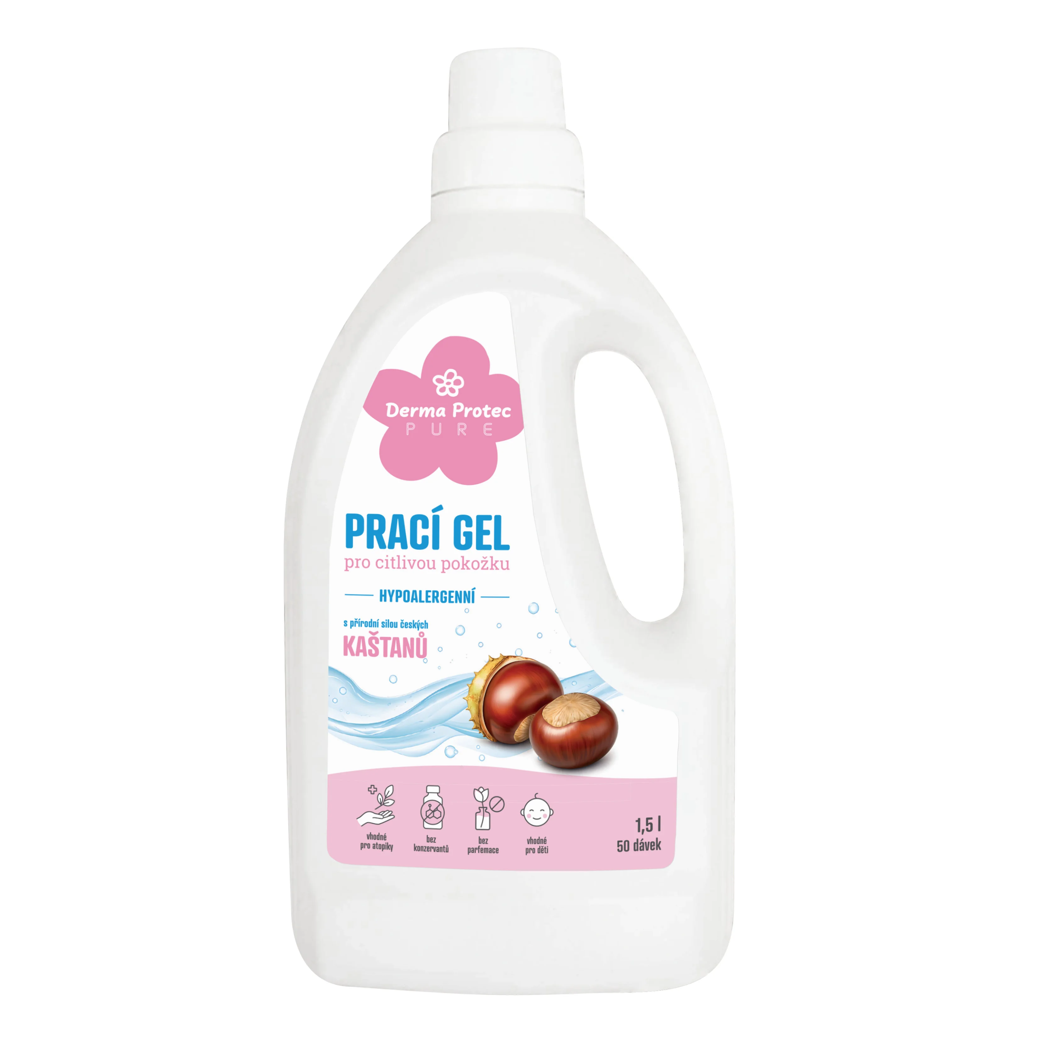 Pure Prací gél pre citlivú pokožku 1,5 l