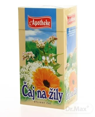 APOTHEKE BYLINNÝ ČAJ NA ŽILY S POHÁNKOU 20×1,5 g (30 g), bylinný čaj