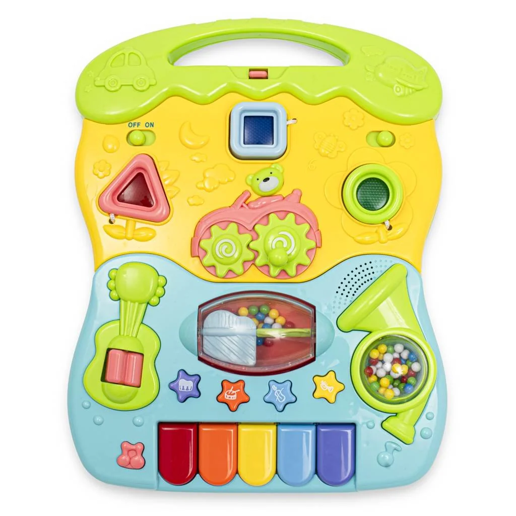 BABY MIX Detské edukačné chodítko modré