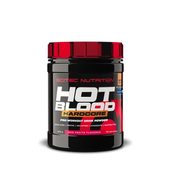 Scitec Nutrition Hot Blood Hardcore red fruits 1×375 g, výživový doplnok