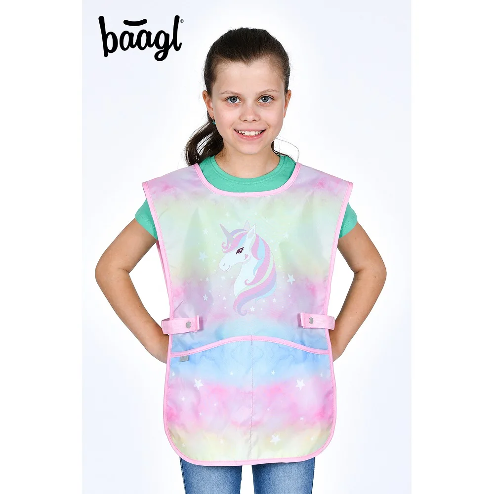 Detská zástera Rainbow Unicorn 1 ks, fialová