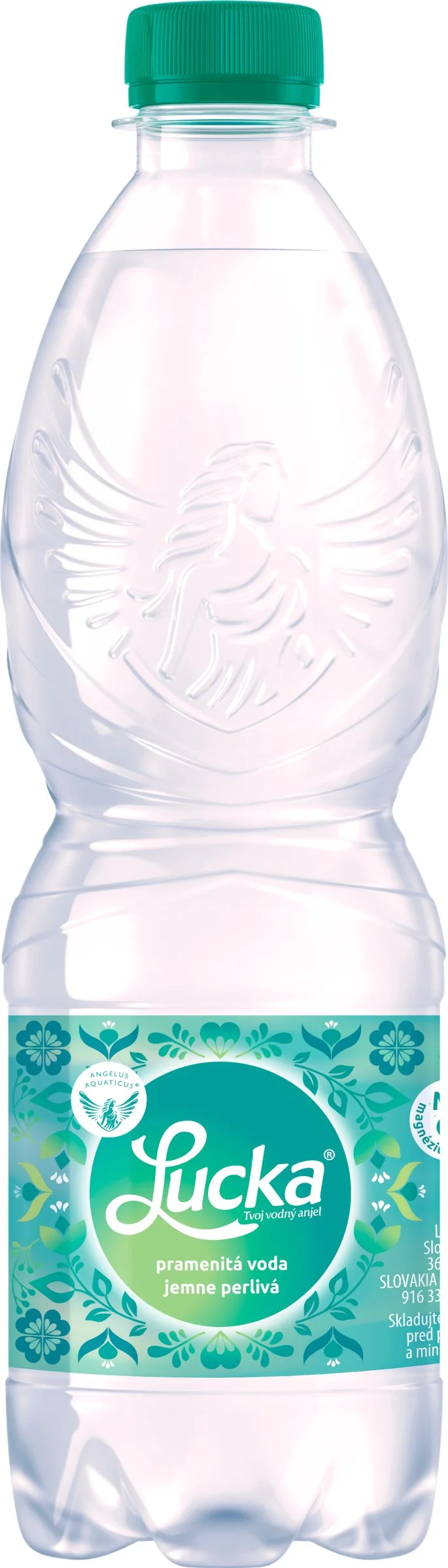 LUCKA - pramenitá voda JEMNE PERLIVÁ 0,5l 1×500 ml, pramenitá voda