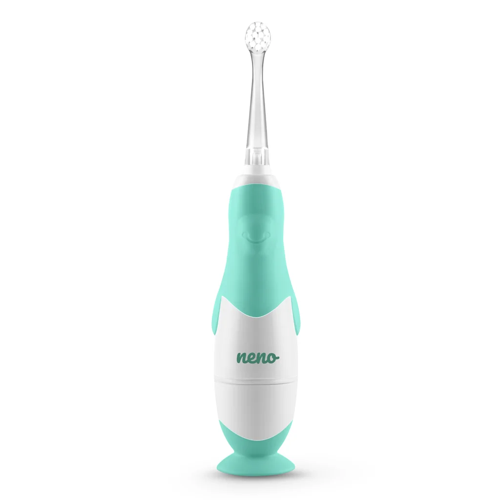 NENO Kefka detská elektrická pre deti Denti - zelená 3m+ 1×1 ks, elektrická kefka