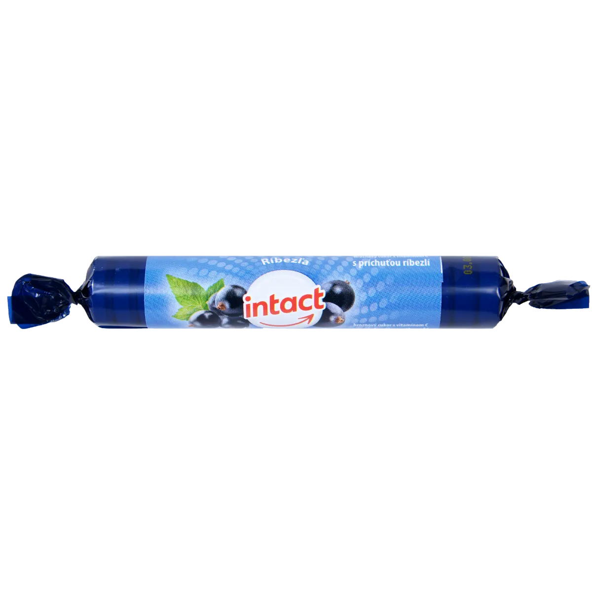 INTACT HROZNOVÝ CUKOR S VITAMÍNOM C 1×40 g, s príchuťou čiernych ríbezlí