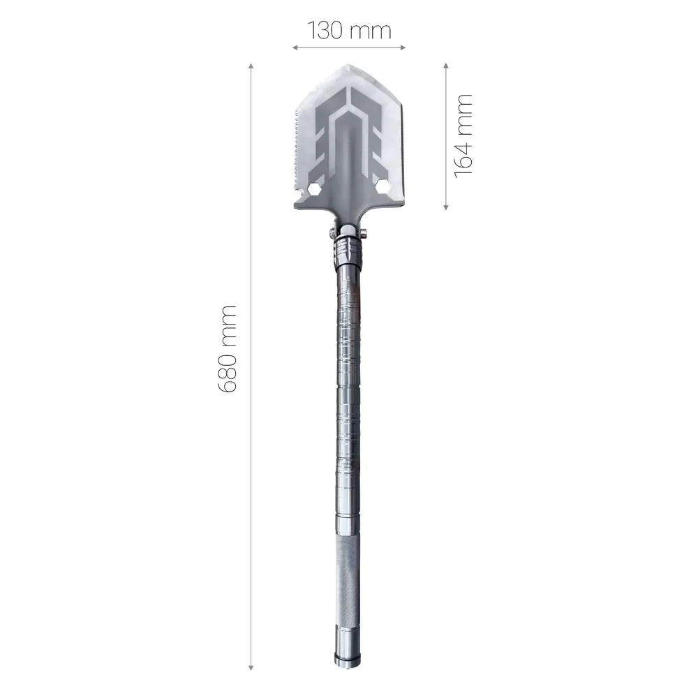 Multifunkčná lopatka na prežitie 16 v 1 68cm, 1,1kg, nehrdzavej