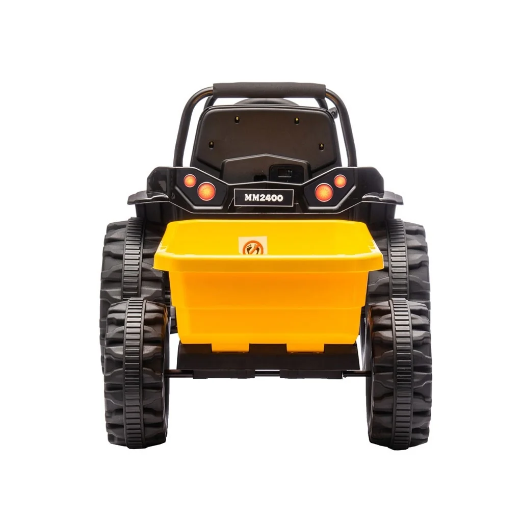 Elektrický traktor s prívesom Milly Mally Farmer žltý , 20C56557