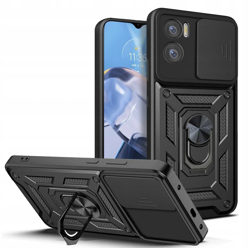 Tech-Protect Camshield kryt na Motorola Moto E22 / E22i čierny