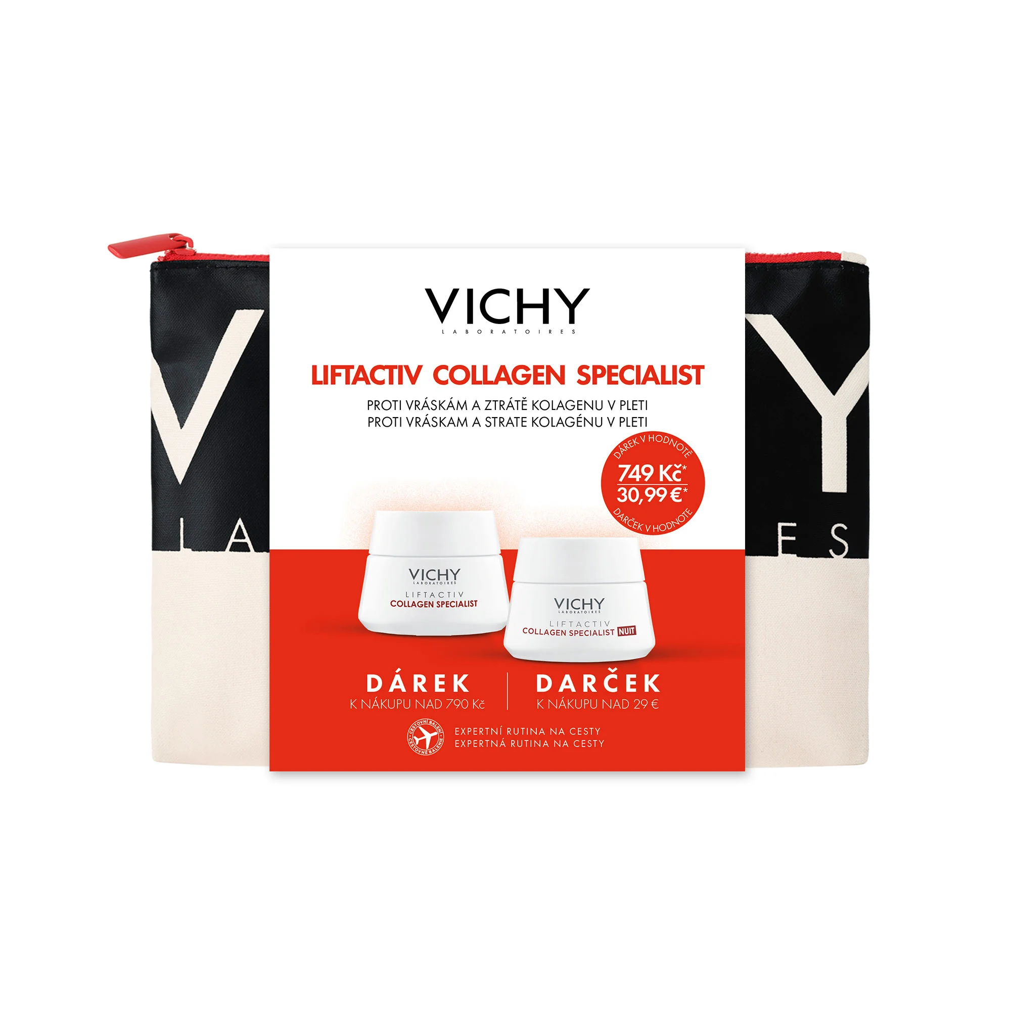 BENEFIT ESHOP- Vichy Dárková taštička Liftactiv Collagen Specialist 1×1 ks, darčekový set