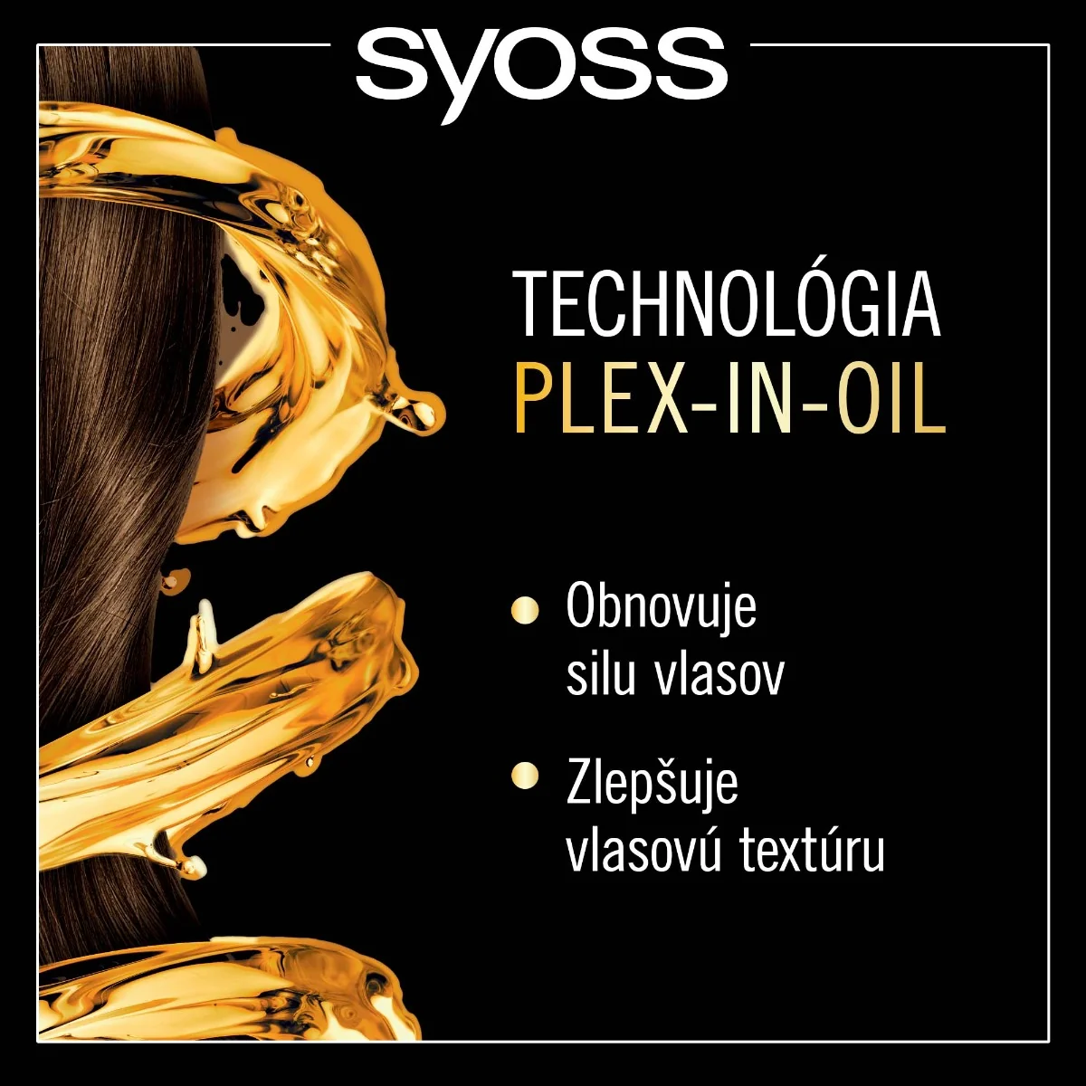 Syoss Oleo Intense farba na vlasy Pôvabne hnedý 5-86 1×1 ks, farba na vlasy