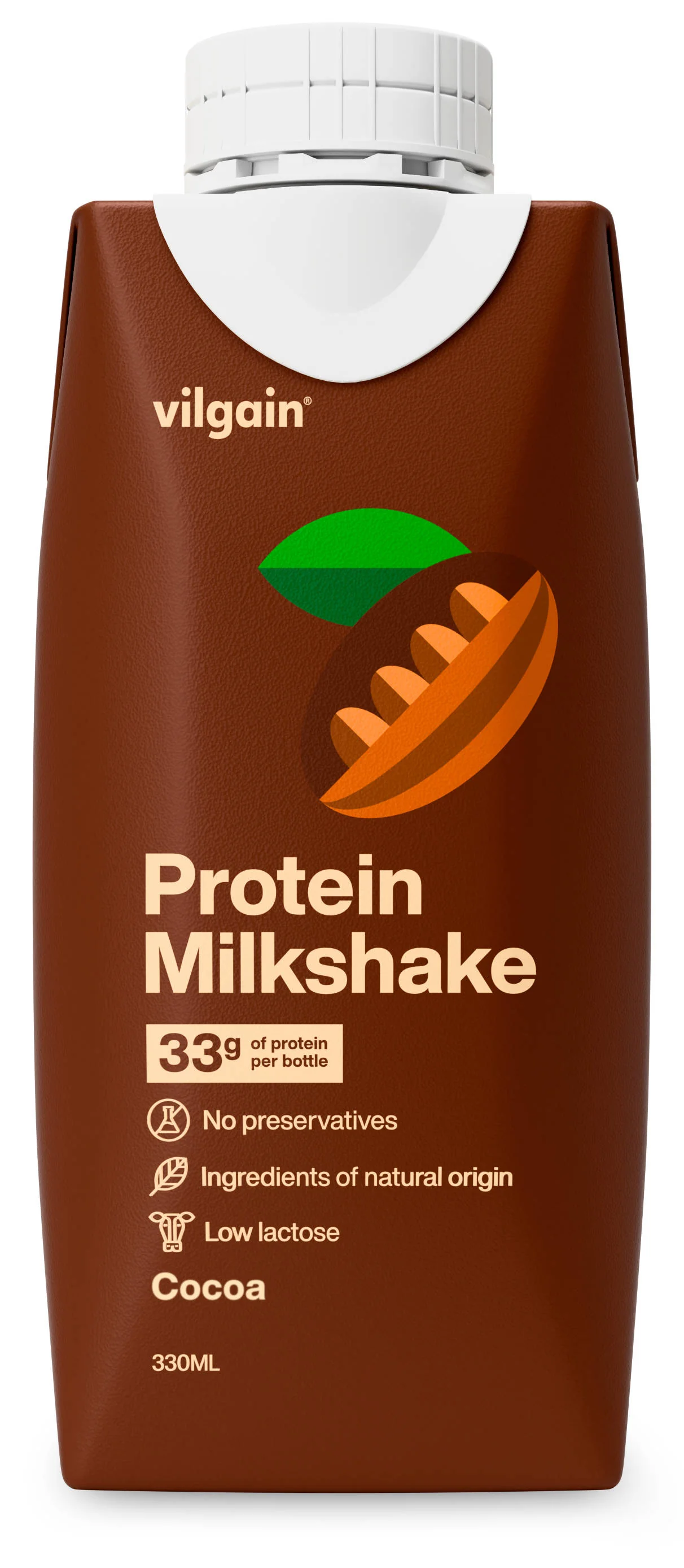 Vilgain Protein Milkshake kakao 330 ml