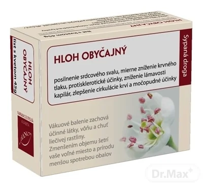 HANUS HLOH OBYČAJNÝ KVET S LISTOM 1×45 g, výživový doplnok
