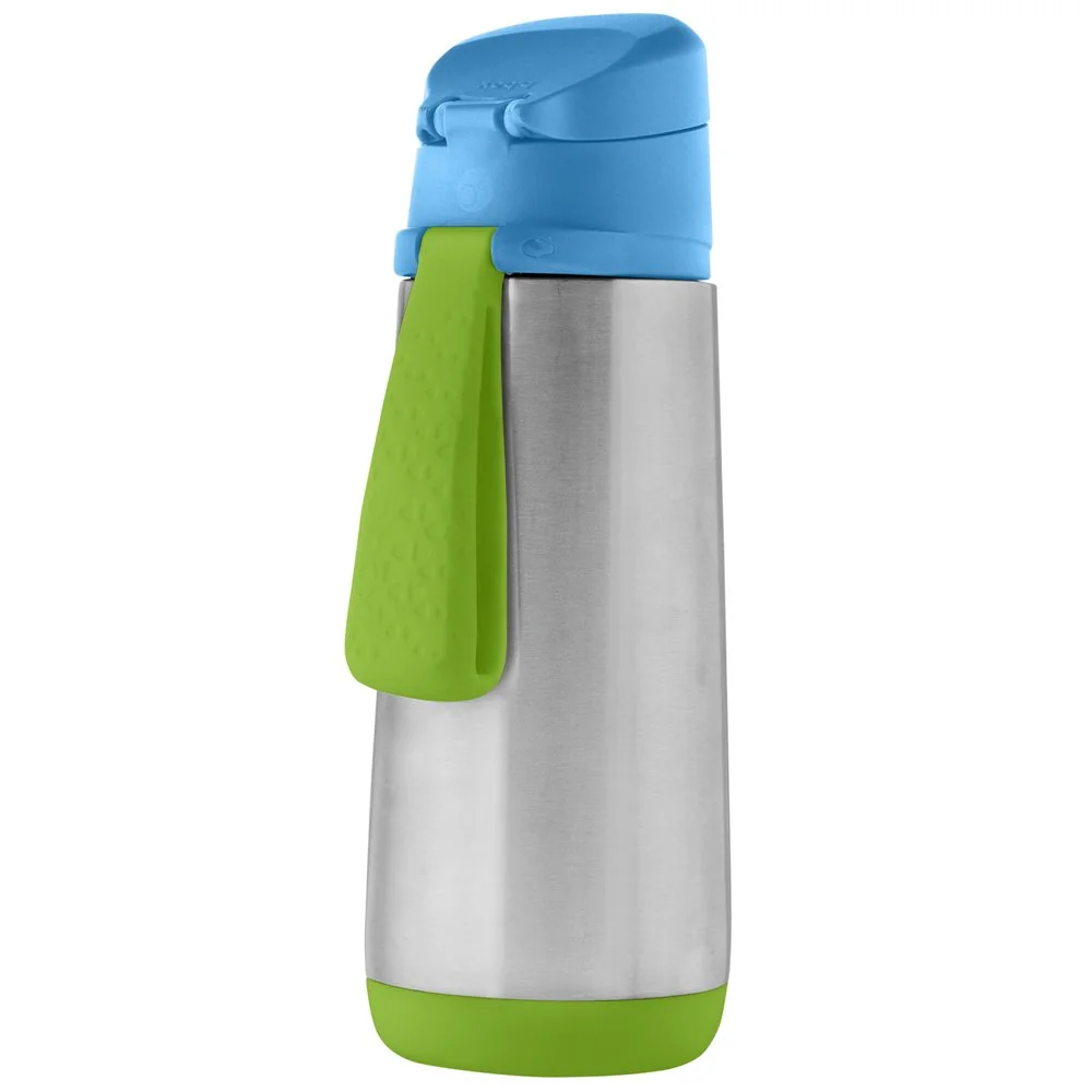 Športová termoska na pitie 500 ml modrá/zelená