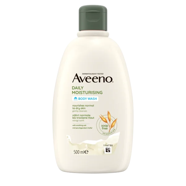 AVEENO® Daily Moisturising Hydratačný sprchovací gél s jemnou vôňou 1×500 ml, sprchový gél