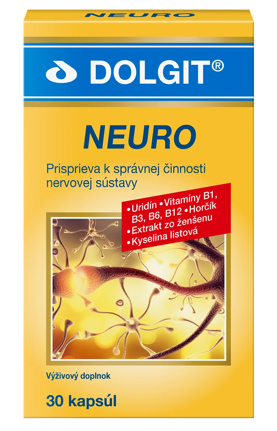 Dolgit Neuro 1×30 cps, výživový doplnok