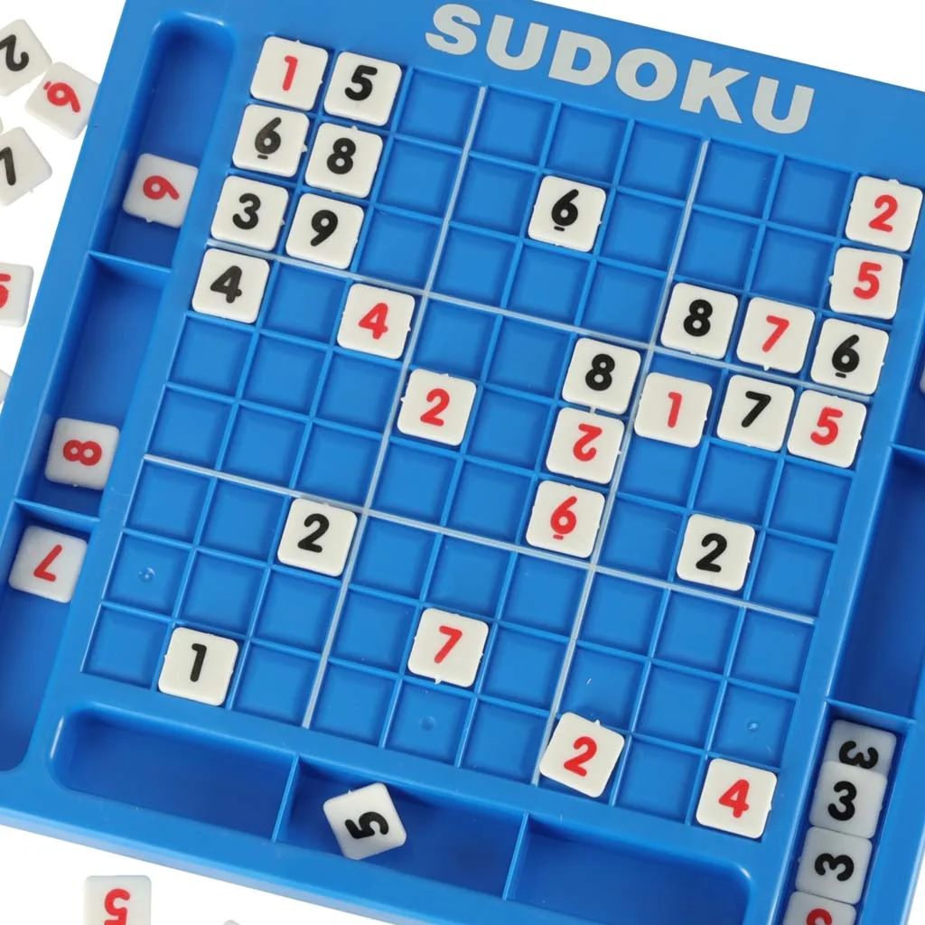 Sudoku stolová hra – doska 25,5×24 cm, 81 kociek