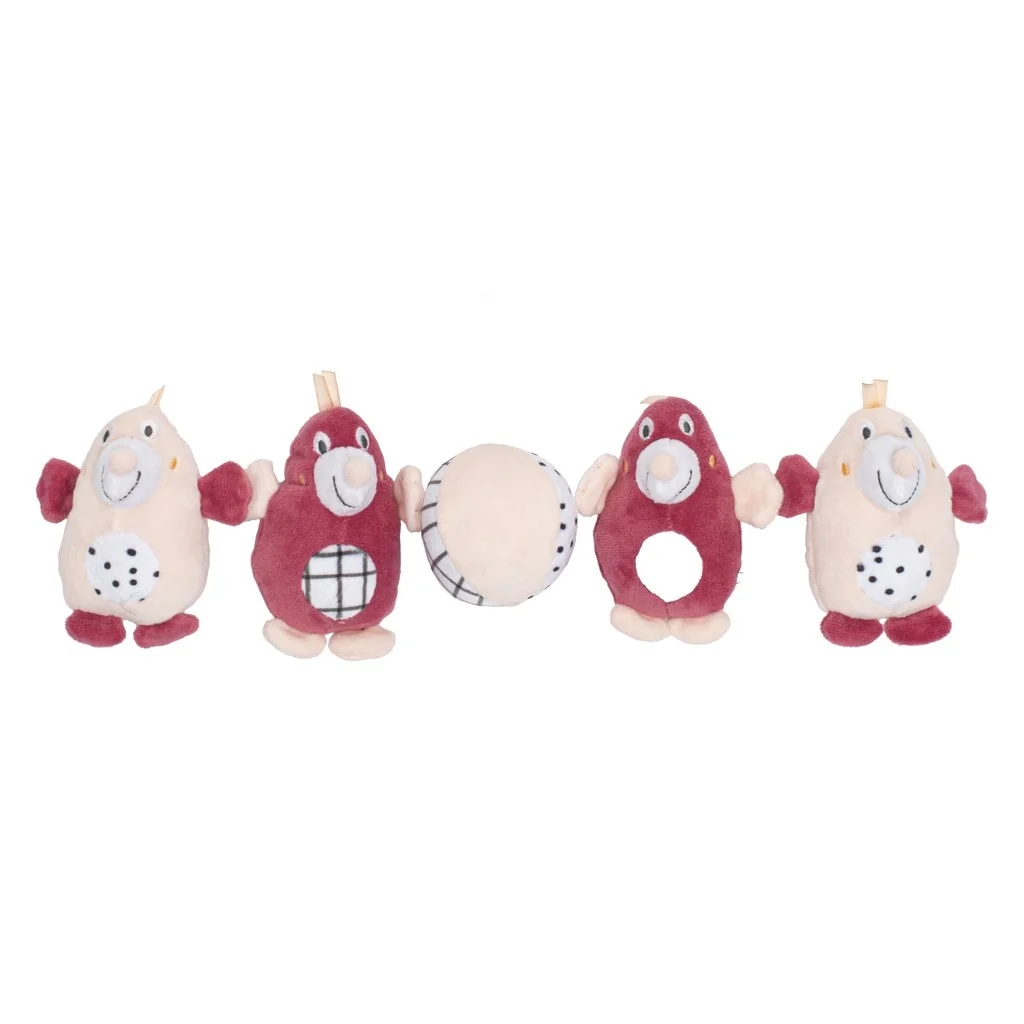 Kolotoč nad postieľku Baby Mix Krtkovia ružový , 20C53094