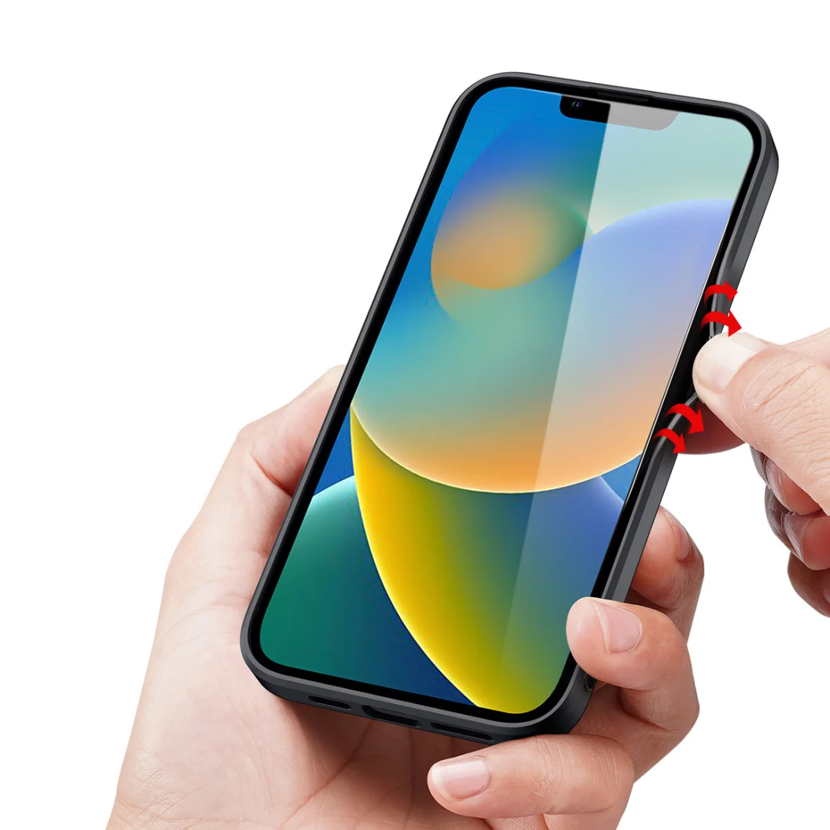 Dux Ducis Fino kryt na iPhone 14, čierny