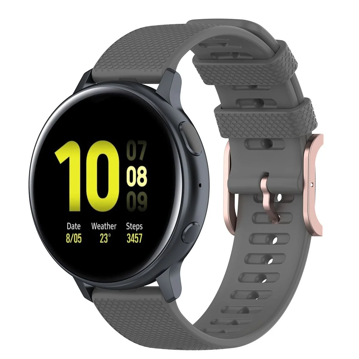 BStrap Silicone Rain remienok na Xiaomi Amazfit Stratos 2/2S/3 dark gray