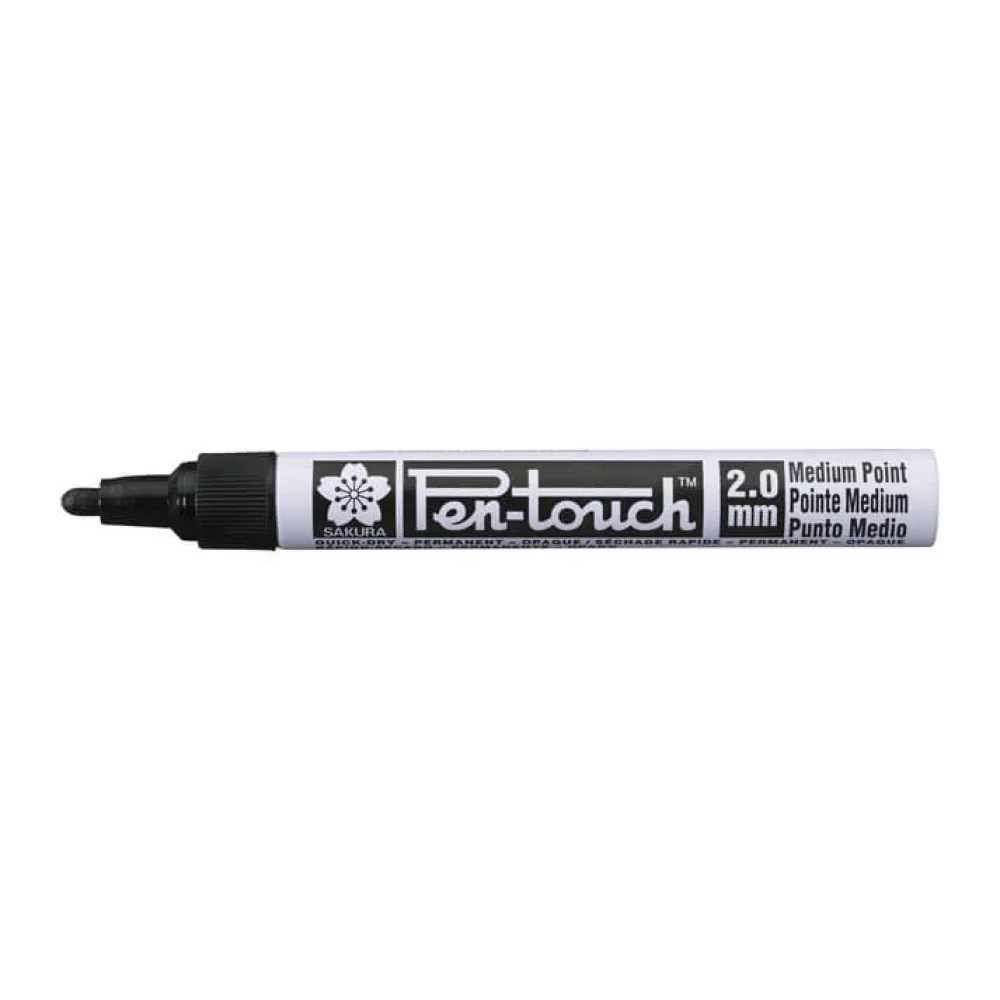 Popisovač permanentný Sakura Pen-Touch Medium Čierna-Sakura