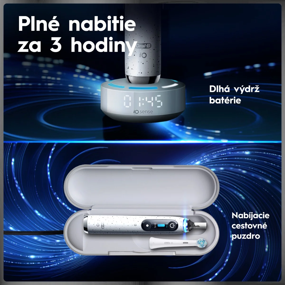 Oral B iO Series 10 White Elektrická zubná kefka 1×1 ks, elektrická zubná kefka